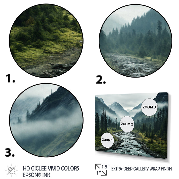 Canada Misty Mountains - Multi-Panels