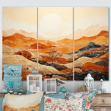 Canyon Mirage III - Canvas Wall Art Sets