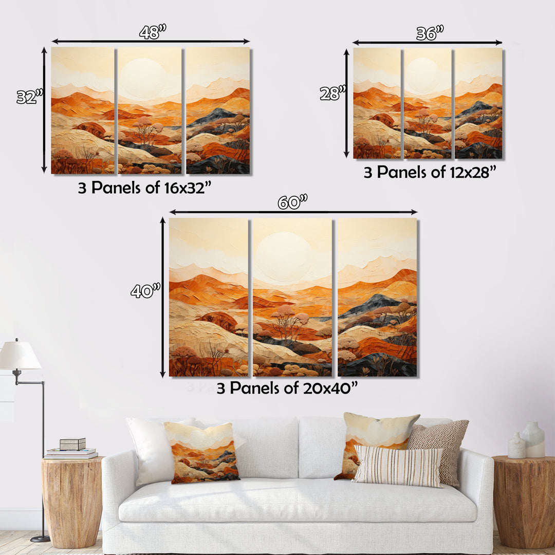 Canyon Mirage III - Canvas Wall Art Sets