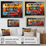 Cassette Tapes Mixtape Magic - Fashion Canvas Wall Art