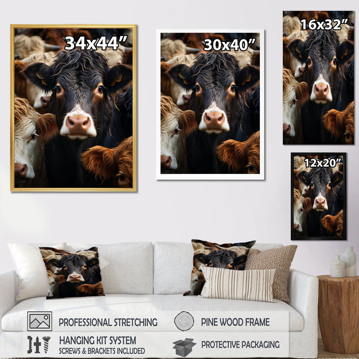 Cattle Animal - Cattle Canvas Wall Art