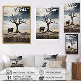 Cattle Guardians Of Deserts - Cattle Wall Art Prints