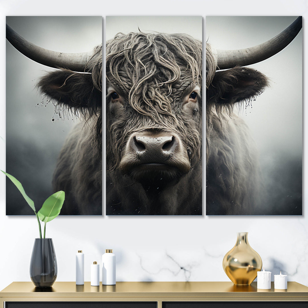 Cattle Whispers Of Wisdom II - Multi-Panel Canvas Prints
