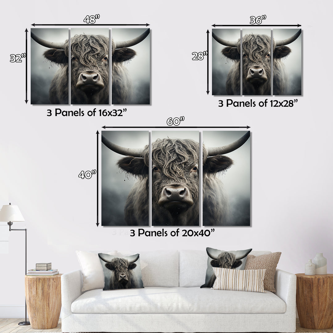 Cattle Whispers Of Wisdom II - Multi-Panel Canvas Prints