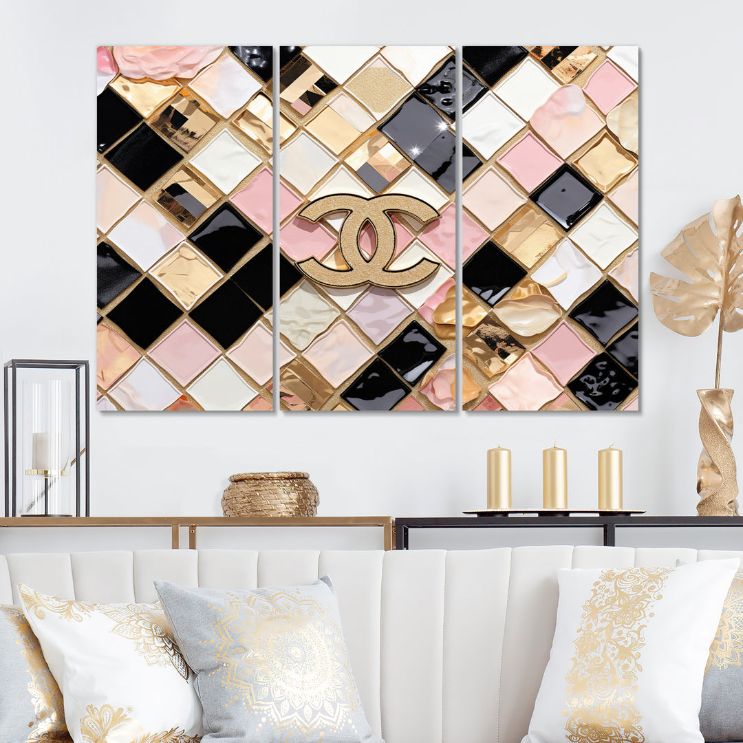 Fashion Geometric Glam Pattern - Multi-Panels