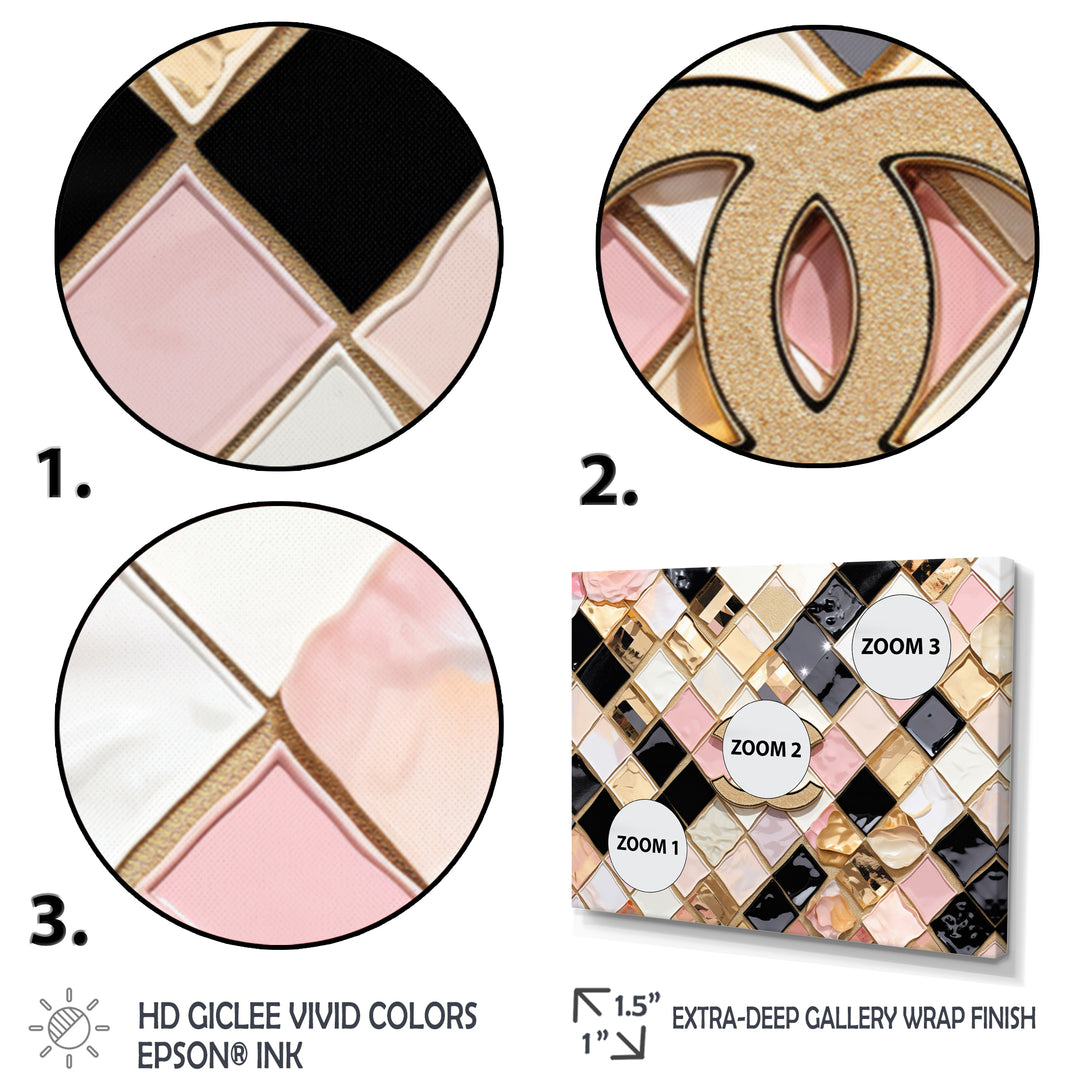 Fashion Geometric Glam Pattern - Multi-Panels