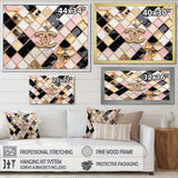 Fashion Geometric Glam Pattern - Fashion Canvas Wall Art