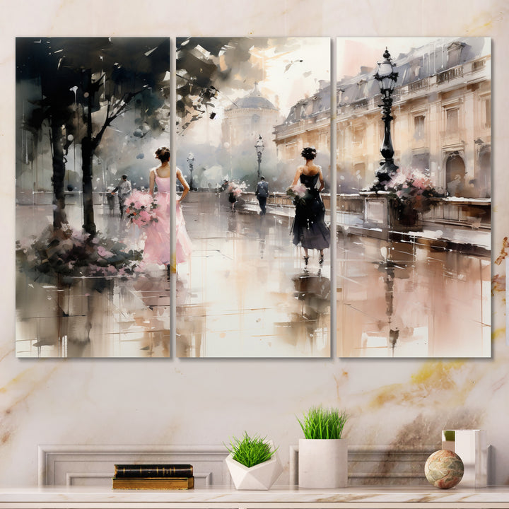 Fashion Impressionist Elegance I - Multi-Panels