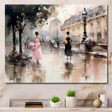 Fashion Impressionist Elegance I - Fashion Canvas Wall Art