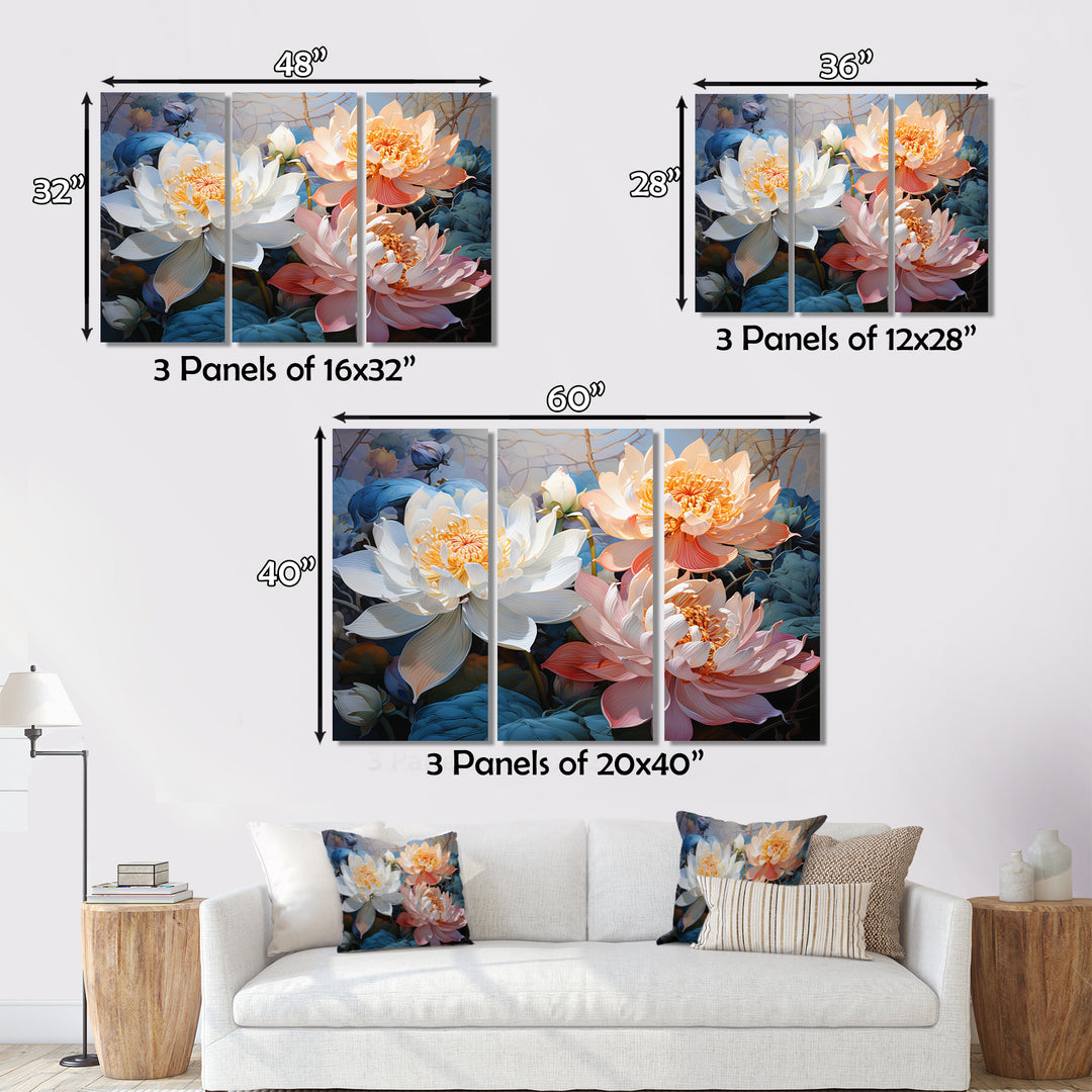 China Art Graceful Blossoms V - Multi-Panel Canvas Prints
