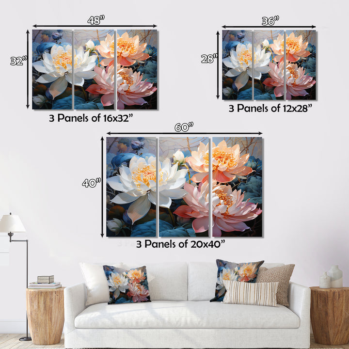 China Art Graceful Blossoms V - Multi-Panel Canvas Prints