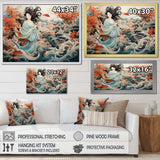 China Art Silk Embroidery - People Canvas Wall Art