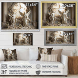 Church Angel Guardians I - Spiritual Canvas Wall Art