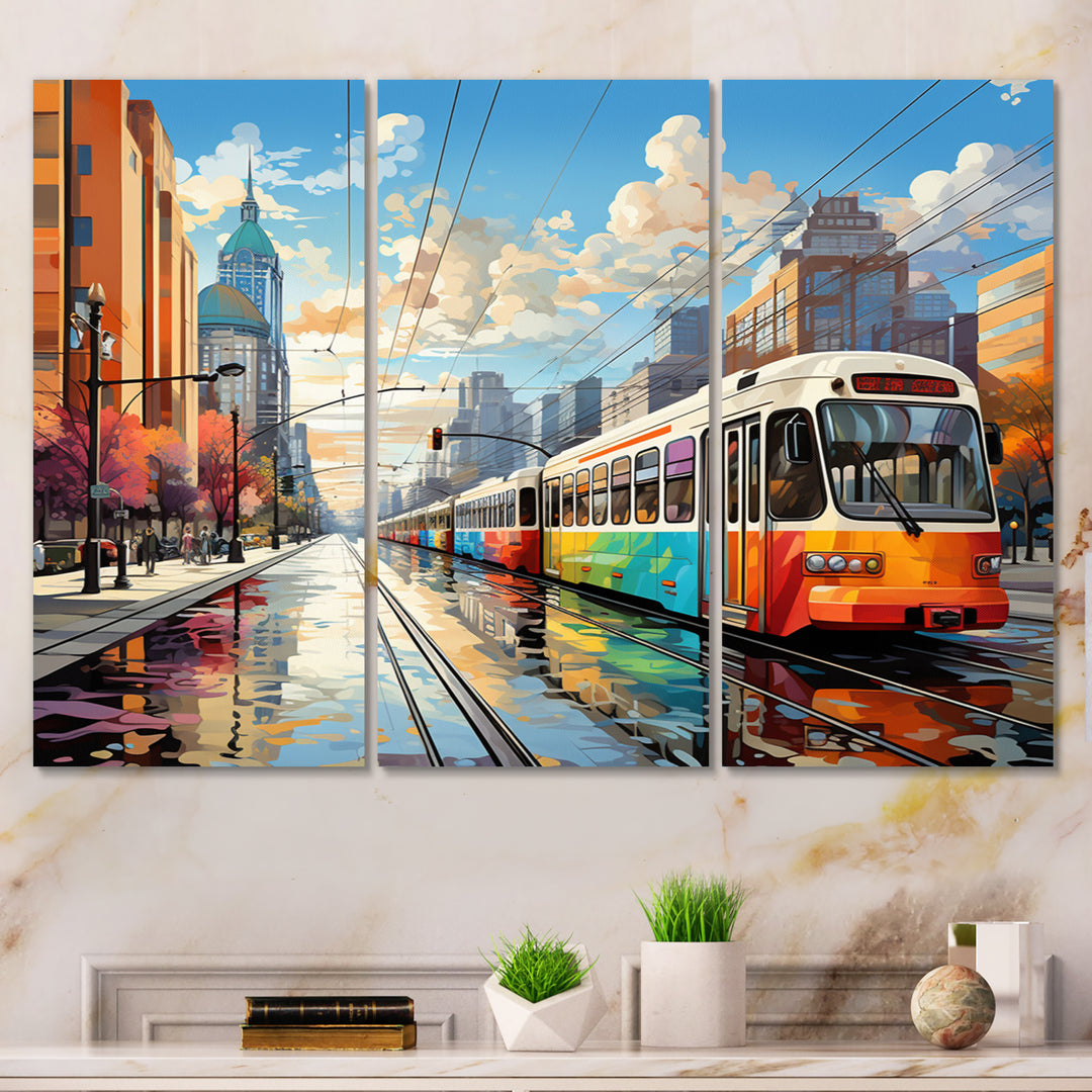 City Philadelphia Popart I - Multi-Panels