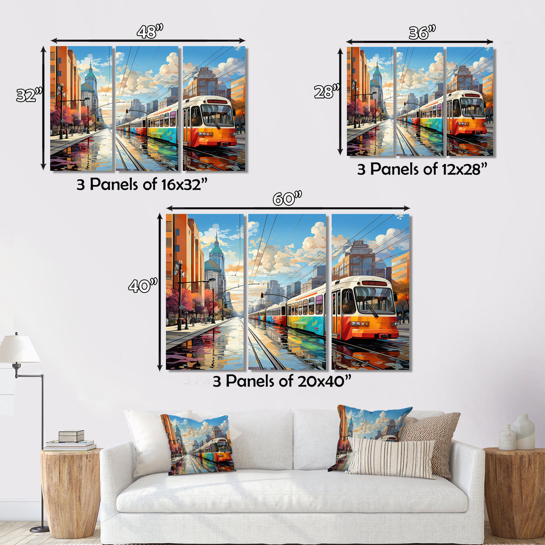 City Philadelphia Popart I - Multi-Panels