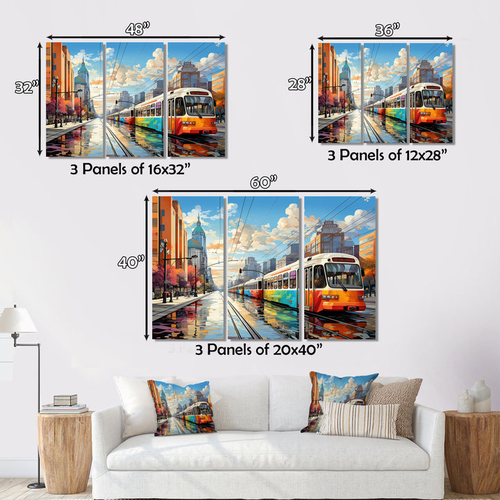 City Philadelphia Popart I - Multi-Panels