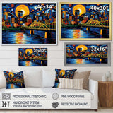 City Pittsburgh Popart I - Cityscapes Canvas Wall Art