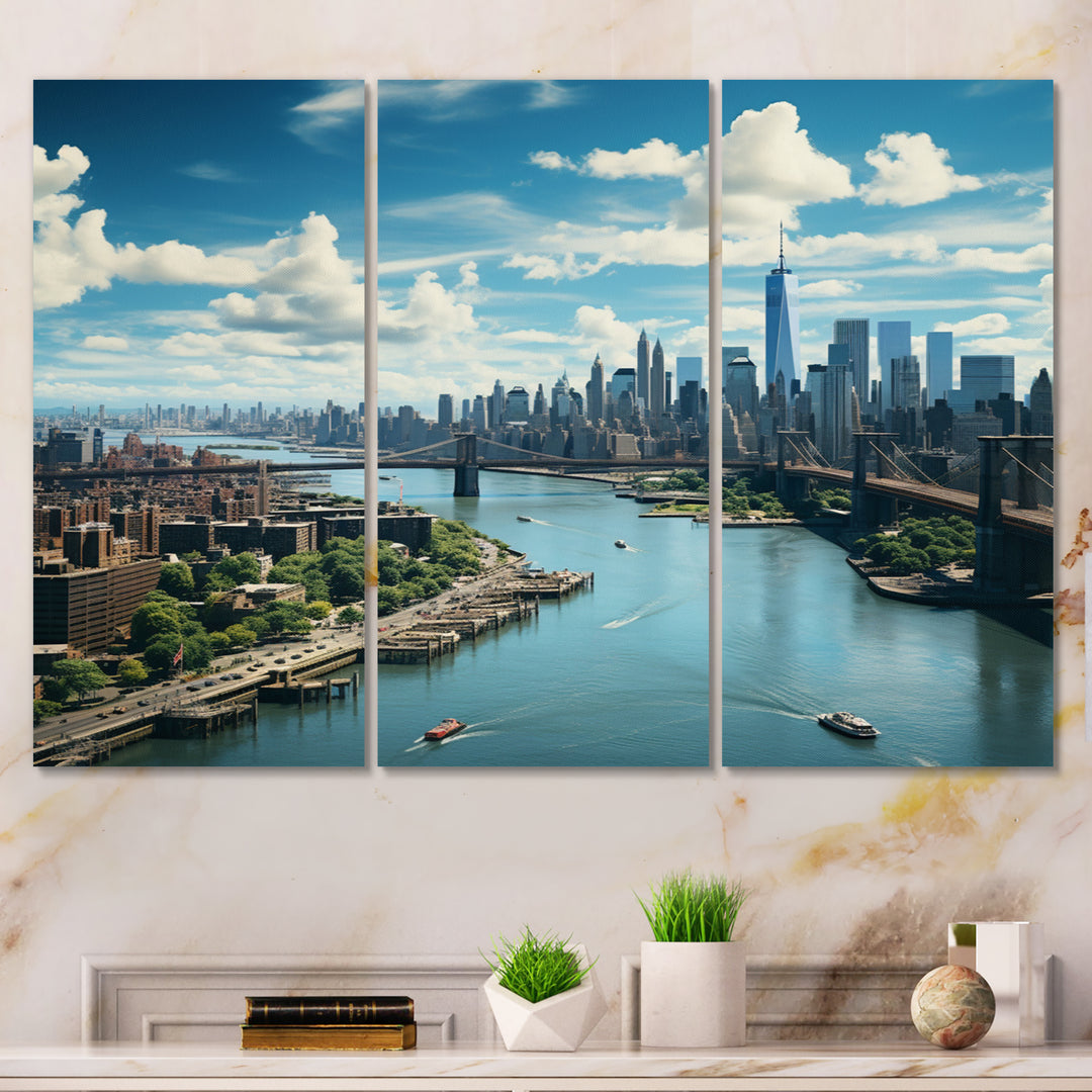 Cityscape Of Nyc Usa IV - Multi-Panels