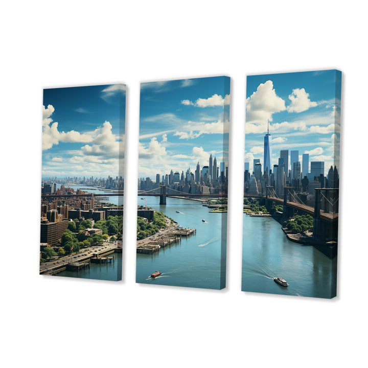 Cityscape Of Nyc Usa IV - Multi-Panels