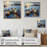 Clam Twilight Treasures - Clam Canvas Wall Art