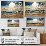 Clouds Prairies Collages VI - Landscapes Canvas Wall Art