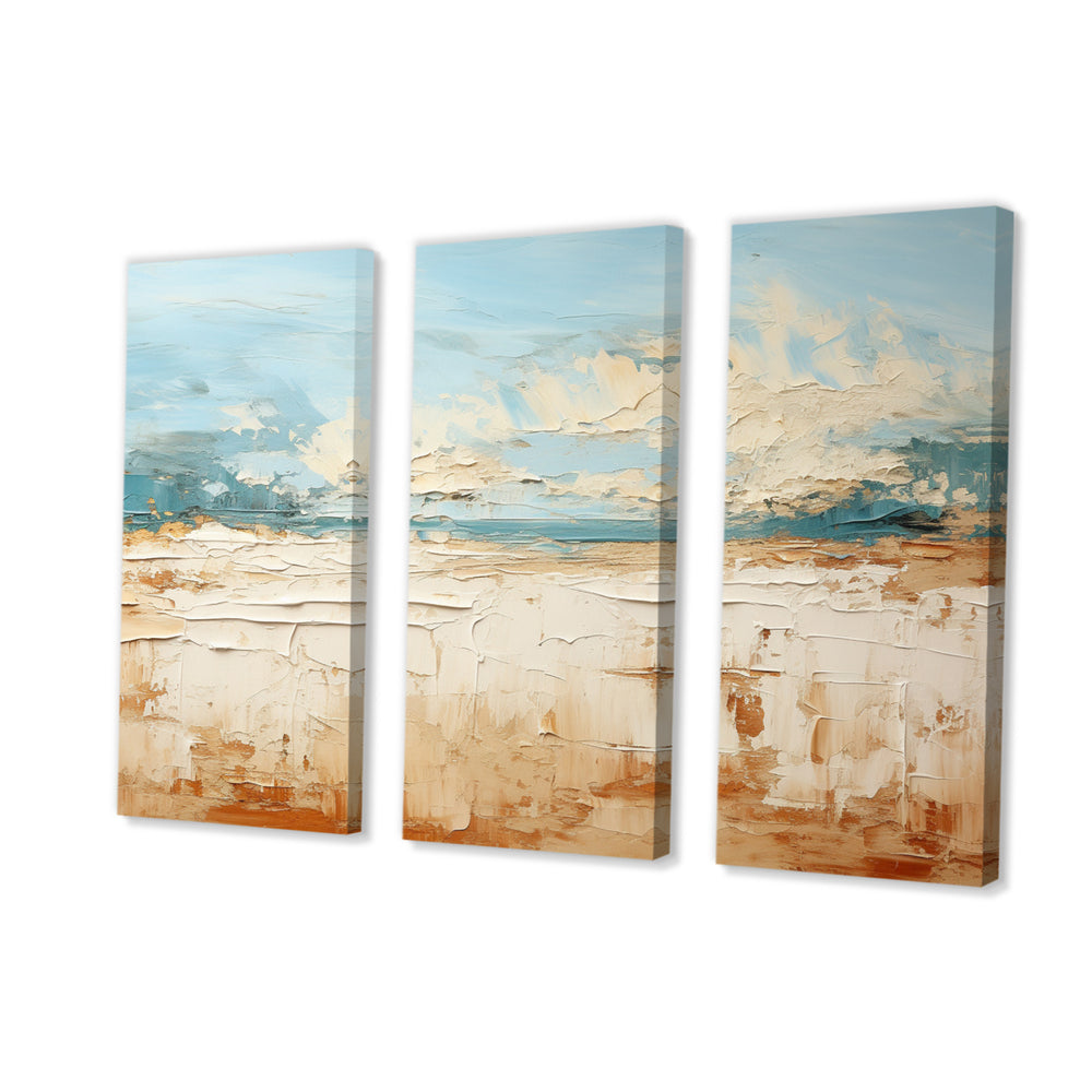 Coastal Beach Sand Whispers I - Multi-Panels