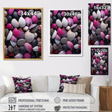Pink Grey Pink White Shells Seashore Collage - Seashell Wall Art Prints