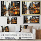 Cityscape Collage V - Abstract Canvas Wall Art