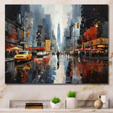 Cityscape Collage VI - Abstract Canvas Wall Art