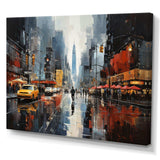 Cityscape Collage VI - Abstract Canvas Wall Art