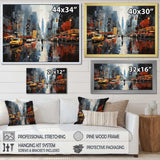 Cityscape Collage VI - Abstract Canvas Wall Art