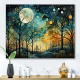 Enchanted Forest - Abstract Canvas Wall Art