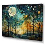 Enchanted Forest - Abstract Canvas Wall Art