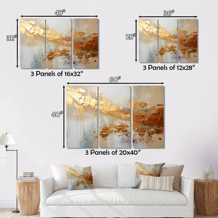 Golden Gleam II - Multi-Panels