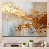 Golden Gleam II - Abstract Canvas Wall Art