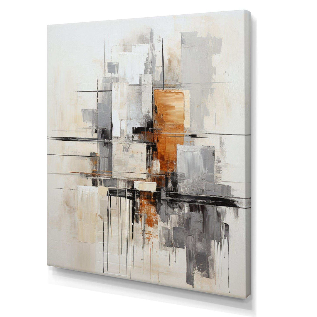 Minimalist Montage IV - Abstract Canvas Wall Art