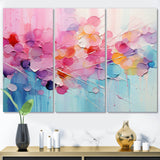 Pink Blue Pastel Patchwork - Multi-Panels