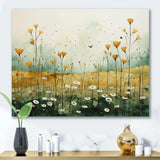 Whispering Meadows I - Abstract Canvas Wall Art