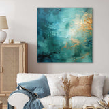 Teal Oasis III - Landscapes Canvas Wall Art