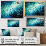 Turquoise Tranquility IX - Landscapes Canvas Wall Art