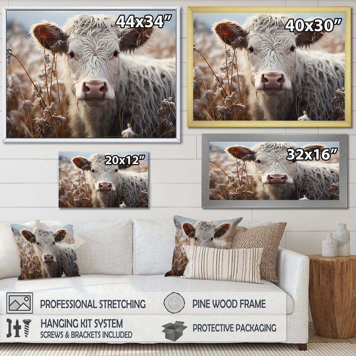 Cow Portrait Photography - Cow Home Decor Art