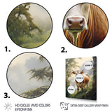 Cow Contemplation - Cow Wall Decor