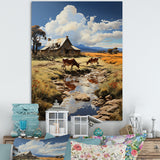 Cow Rural Serenade - Cow Wall Art Prints