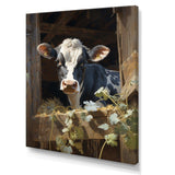 Cow Rustic Charm I - Animals Canvas Wall Art