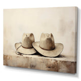 Cowboy Hat Minimalism Style III - People Canvas Wall Art