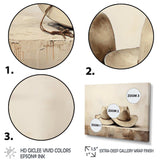 Cowboy Hat Minimalism Style III - People Canvas Wall Art