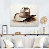 Cowboy Hat Minimalism Style V - People Canvas Wall Art