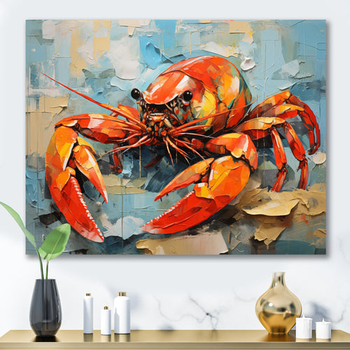 Crayfish Creek Dweller Collage - Crayfish Wall Art Prints