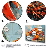 Crayfish Creek Dweller Collage - Crayfish Wall Art Prints