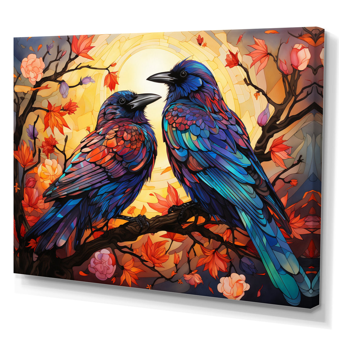Crow Chromatic Monarchs - Crow Bedroom Wall Art